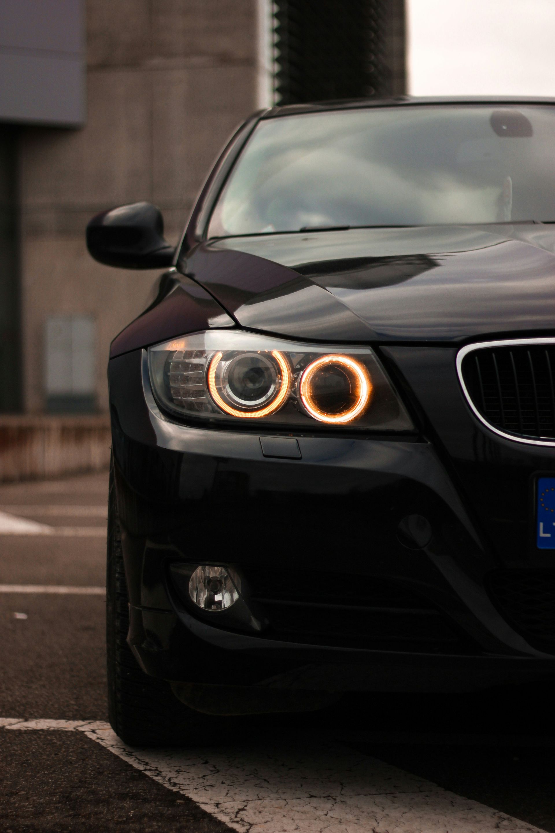 black bmw m 3 coupe